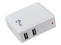 Siig 4.2A USB Power Adapter, 2-port, White, AC-PW0K12-S1, 16843660, AC Power Adapters (external)