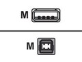 MagTek USB Type A to USB Type B M M Cable, Black, 6ft, 22553301, 26409939, Cables