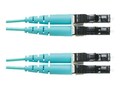 Panduit 2-Fiber LC-LC OS2 Singlemode Duplex Fiber Cable, 1m , F92ERLNLNSNM001, 41066887, Cables