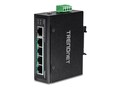 TRENDnet 5PT Industrial FETH PoE+ Din Rail SWCH , TI-PE50, 37195681, Network Switches TRENDnet 5PT Industrial FETH PoE+ Din Rail SWCH , TI-PE50, 37195681, Network Switches