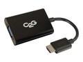 C2G HDMI Male to VGA and Stereo Audio Female Adapter Converter Dongle, 41351, 17653825, Adapters & Port Converters