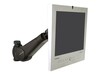 Ergotron 400 Monitor Arm, Vertical Mount, Rotate with Double Pivot and P L, Black, 45-007-085, 5174034, Stands & Mounts - Desktop Monitors