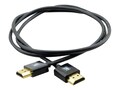 Kramer 4K@60Hz Ultra–Slim Flexible High–Speed HDMI M M Cable with Ethernet, Black, 6ft, C-HM/HM/PICO/BK-6             , 41957062, Cables