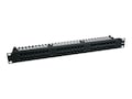 Tripp Lite 48-Port Cat6 Cat5 Patch Panel High Density 110 Punch down Rackmount 1URM TAA , N252-048-1U, 10330599, Patch Panels