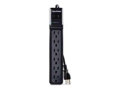 CyberPower Essential Series Surge Protector 900 Joules (6) Outlets 4ft Cord, CSB604, 16327729, Surge Suppressors