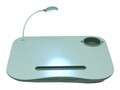 QVS Laptop Stand w  Built-In Cushion LED Light & Cup Holder, LD-LED, 35517448, Ergonomic Products