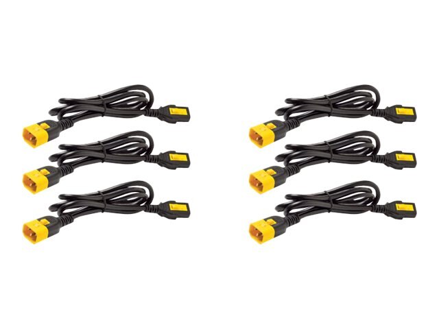 APC Power Cord Kit, Locking, C13 to C14, 4ft 1.2m, North America (AP8704S -NA)