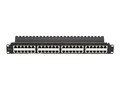 Black Box 1U 48-Port SpaceGAIN CAT5e High-Density Feed-Through Patch Panel, JPM806A-HD, 41044257, Patch Panels Black Box 1U 48-Port SpaceGAIN CAT5e High-Density Feed-Through Patch Panel, JPM806A-HD, 41044257, Patch Panels