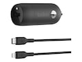 Belkin 30W 1x USB-C Fast Charge Car Charger Power Adapter w Lightning Cable - Black, CCA004BT1MBK-B5, 41593655, Automobile/Airline Power Adapters Belkin 30W 1x USB-C Fast Charge Car Charger Power Adapter w Lightning Cable - Black, CCA004BT1MBK-B5, 41593655, Automobile/Airline Power Adapters