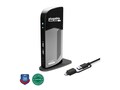 Plugable USB-C and USB 3.0 2x HDMI-GigE Dual Monitor Laptop Docking Station, UD-3900C, 41328005, Docking Stations & Port Replicators