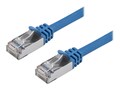 Monoprice CAT7 Double Shielded (S FTP) Snagless RJ-45 600MHz 10G 26AWG Ethernet Patch Cable, Blue, 25ft, 13663, 41898688, Cables