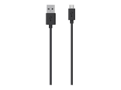 Belkin 480 Mbps USB-A to Micro-USB Type B M M Cable, Black, 4ft, F2CU012BT04-BLK, 31444173, Cables Belkin 480 Mbps USB-A to Micro-USB Type B M M Cable, Black, 4ft, F2CU012BT04-BLK, 31444173, Cables