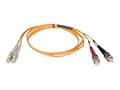 Tripp Lite Fiber Optic Cable, LC-ST, 50 125, Duplex Multimode, 3m, N518-03M, 7370338, Cables Tripp Lite Fiber Optic Cable, LC-ST, 50 125, Duplex Multimode, 3m, N518-03M, 7370338, Cables