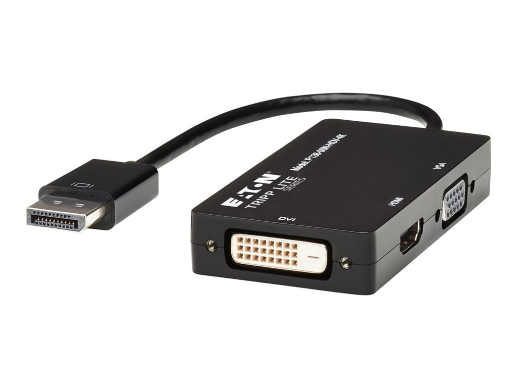 Tripp Lite DisplayPort 1.2 to VGA DVI HDMI 4K x 2K All-in Tripp Lite DisplayPort 1.2 to VGA DVI HDMI 4K x 2K All-in