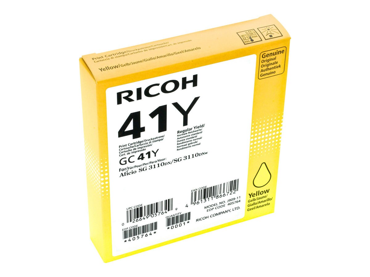 Ricoh Yellow GC41Y Print Cartridge