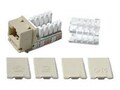 C2G Cat6 RJ-45 UTP Keystone Jack, Ivory, 29310, 34087714, Premise Wiring Equipment