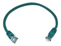 Monoprice CAT6 24AWG 550MHz UTP Bare Copper Snagless Ethernet Patch Cable, Green, 1ft, 2289                          , 41896690, Cables
