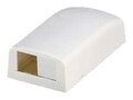 Panduit Mini-Com Surface Mount Box, CBX2IW-AY, 12390376, Premise Wiring Equipment