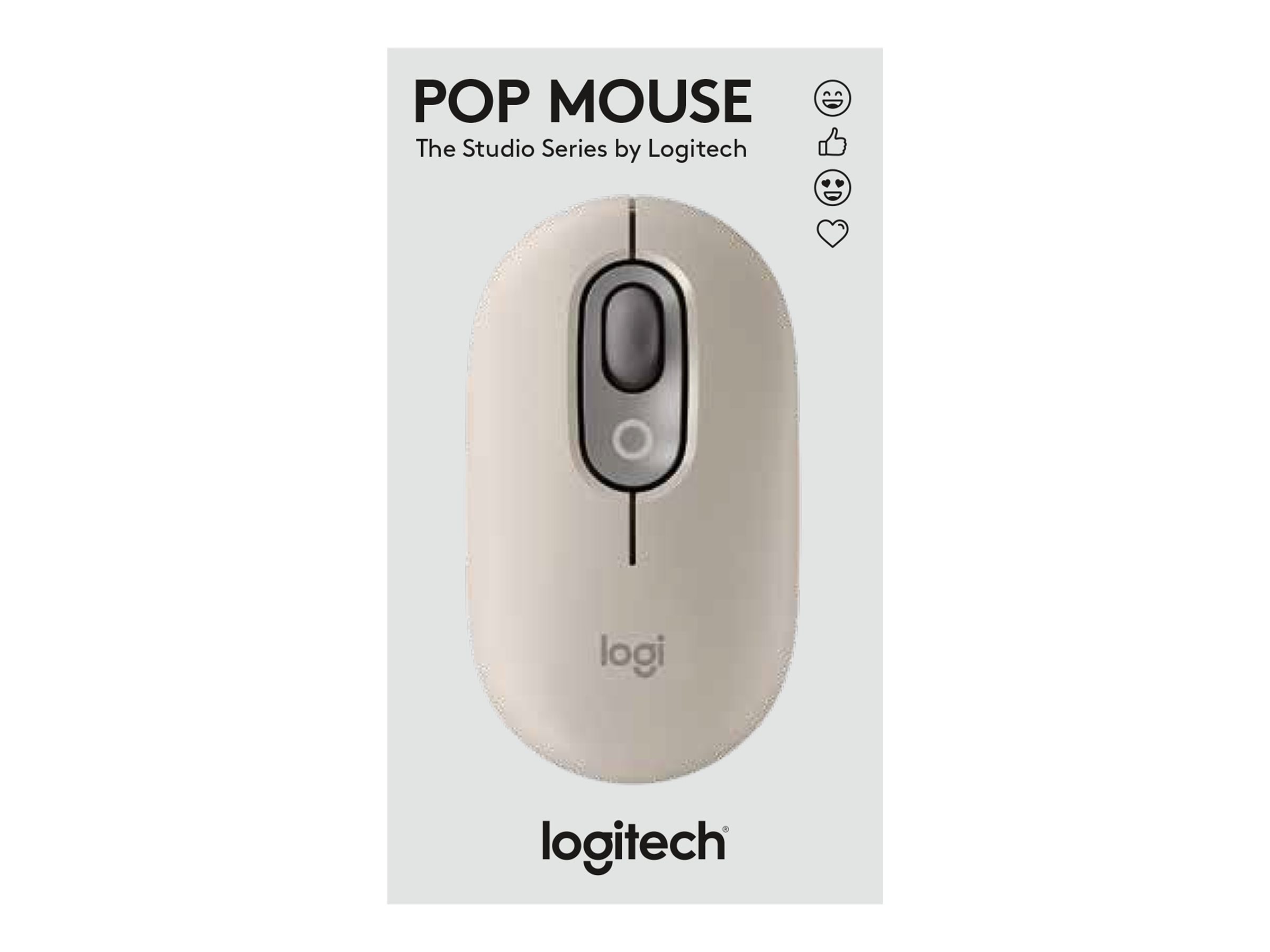 Logitech Wireless POP Mouse, Mist (910-006625)