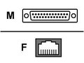 Raritan RJ-45(F) to DB25(M) Nulling Serial Adapter, ASCSDB25M, 4907427, Adapters & Port Converters
