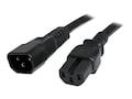 StarTech.com IEC C14 to IEC C15 15A 125V 14AWG Heavy Duty Extension Cord, 3ft, PXTC14C153, 15297521, Power Cords StarTech.com IEC C14 to IEC C15 15A 125V 14AWG Heavy Duty Extension Cord, 3ft, PXTC14C153, 15297521, Power Cords