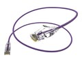 UNC CAT6 28AWG Clearfit Slim Snagless Patch Cable, Purple, 14ft, CS6A-14F-PUR, 38062995, Cables