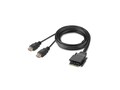 Belkin Modular HDMI Dual-Head Console Cable, 6ft , F1DN2MOD-CC-H06, 41205261, Cables Belkin Modular HDMI Dual-Head Console Cable, 6ft , F1DN2MOD-CC-H06, 41205261, Cables