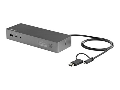 StarTech.com Dual 4K Universal USB-C and USB-A Laptop Docking Station w 100W Power Delivery, DK30C2DPEP, 36603233, Docking Stations & Port Replicators
