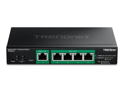 TRENDnet 5-PORT GIGABIT POE POWERED M, TPE-B541                      , 41870487, Network Switches