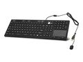 Siig Industrial Medical Grade Washable & Dustproof Keyboard with Touchpad, JK-US0W11-S1                  , 41870558, Keyboard/Mouse Combinations