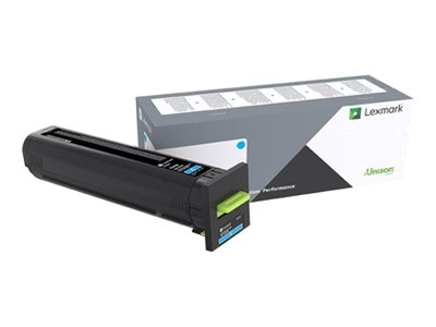 Lexmark Cyan Extra High Yield Toner Cartridge for CX825 Series, 82K0X20, 31439593, Toner and Imaging Components - OEM Lexmark Cyan Extra High Yield Toner Cartridge for CX825 Series, 82K0X20, 31439593, Toner and Imaging Components - OEM