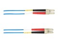 Black Box LC-LC 50 125 OM4 Multimode Fiber Cable, Blue, 5m, FOCMPM4-005M-LCLC-BL, 41122026, Cables
