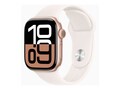 Apple Watch Series 10 GPS 42mm Rose Gold Aluminum Case with Light Blush Sport Band - S M, MWWH3LW/A                     , 41838554, Wearable Technology - Apple Watch Series 6-7
