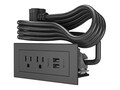 Legrand RADIANT FPC 2OL 2USB BK, RDZBK                         , 41906004, Surge Suppressors