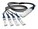 UNC Group QSFP-4SFP25G-CU3M-U Image 1 from Front