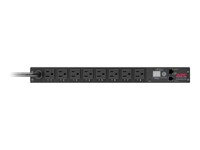 APC Switched Rack Power Distribution Unit 1U 5-15P Input 12ft Cord (8) 5-15R Outlets, AP7900B, 33525401, Power Distribution Units