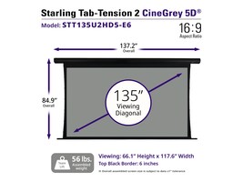 Elite Screens STT135U2HD5-E6 Main Image from Front Elite Screens STT135U2HD5-E6 Main Image from Front