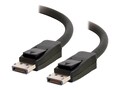 C2G DisplayPort M M 4K Cable with Latches, Black, 1ft, 54423, 35230691, Cables C2G DisplayPort M M 4K Cable with Latches, Black, 1ft, 54423, 35230691, Cables