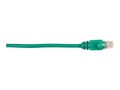 Black Box CAT5E 26AWG 100MHz UTP Snagless Patch Cable, Green, 1ft, CAT5EPC-001-GN, 41044269, Cables