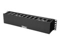 Eaton Patchlink Horizontal Cable Manager 1U, ETN-CMFD19041U, 14688408, Rack Cable Management
