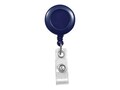 Brady Blue Round Retractable Badge Reel with Clear Vinyl Strap, Swivel Clip, and 34 Cord, 25-Pack, 2120-7602                     , 42076989, Office Supplies