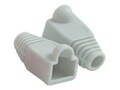 C2G RJ45 Plug Cover, Gray, OD 6mm, 50-pack, 04754, 8060075, Cable Accessories