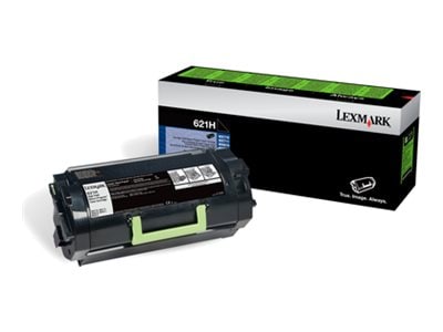 Lexmark Black 621H High Yield Return Program Toner Cartridge, 62D1H00, 14909119, Toner and Imaging Components - OEM Lexmark Black 621H High Yield Return Program Toner Cartridge, 62D1H00, 14909119, Toner and Imaging Components - OEM