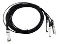 Axiom Juniper Compatible 100GBASE-CR4 QSFP28 to 4 SFP28 Passive Twinax DAC Cable, 2m, JNP-100G-4X25G-2M-AX, 35942217, Cables Axiom Juniper Compatible 100GBASE-CR4 QSFP28 to 4 SFP28 Passive Twinax DAC Cable, 2m, JNP-100G-4X25G-2M-AX, 35942217, Cables