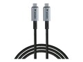 Verbatim Sync & Charge 240W USB4 Cable, Black, 3.9ft, 31847                         , 42032777, Cables