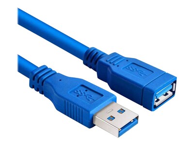 Axiom USB 3.0 Type A M F Cable, 6ft, USB3AMF06-AX, 35381181, Cables