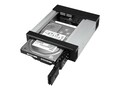 StarTech.com 5.25 to 3.5 Hard Drive Hot Swap Bay for 3.5 SATA SAS Drives - Trayless, HSB1SATSASBA, 34258341, Drive Mounting Hardware