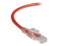 Black Box GigaTrue 3 CAT6 550MHz Lockable Patch Cable, Red, 5ft, C6PC70-RD-05, 32888139, Cables