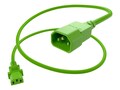 UNC Power Cable C13-C14 250V 10A SVT, Green, 4ft, PWRC13C1404FGRN, 13378475, Power Cords