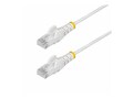 StarTech.com CAT6 28AWG PoE UTP LSZH Slim Snagless Ethernet Cable, White, 50ft, N6PAT50WHS                    , 41849566, Cables